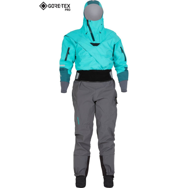 NRS Navigator Comfort-Neck GORE-TEX Pro Torrdräkt, Dam-Kajaksidan