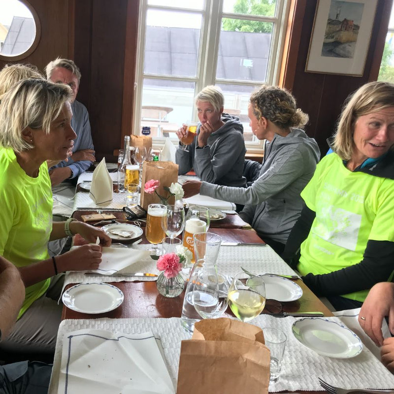 Sickhamn: Lunch ej tävlande-Kajaksidan