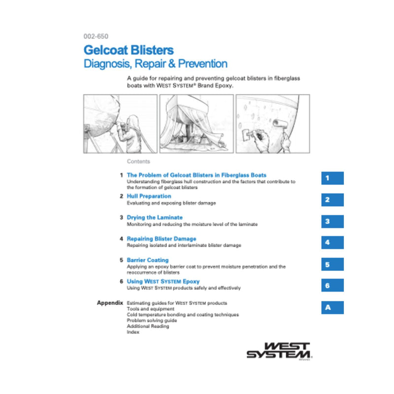 West System Gelcoat Blisters - A Guide to osmosis repair-Kajaksidan